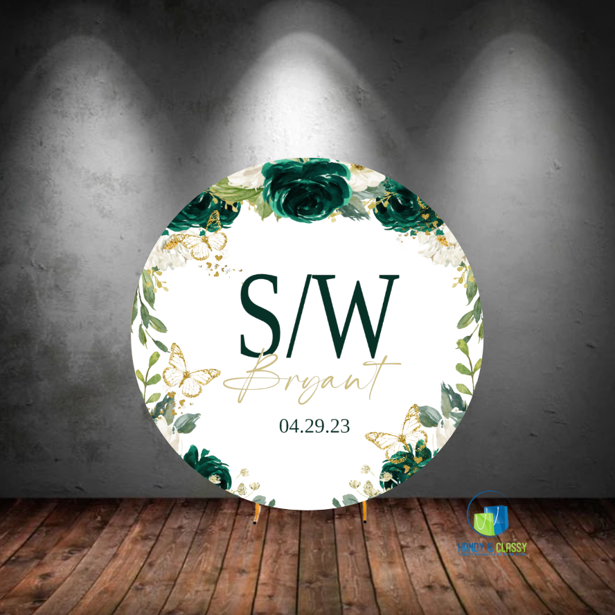 Custom Round Cover (Material: Polyester)