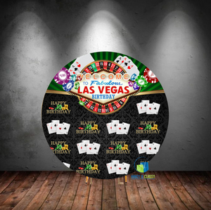 Las Vegas Round Cover (Material: Polyester)