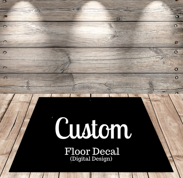 Custom Backdrop, Arched, Round or Floor Decal (Digital Design)