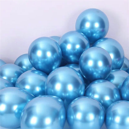 Metal Latex Balloons (Different Colours)