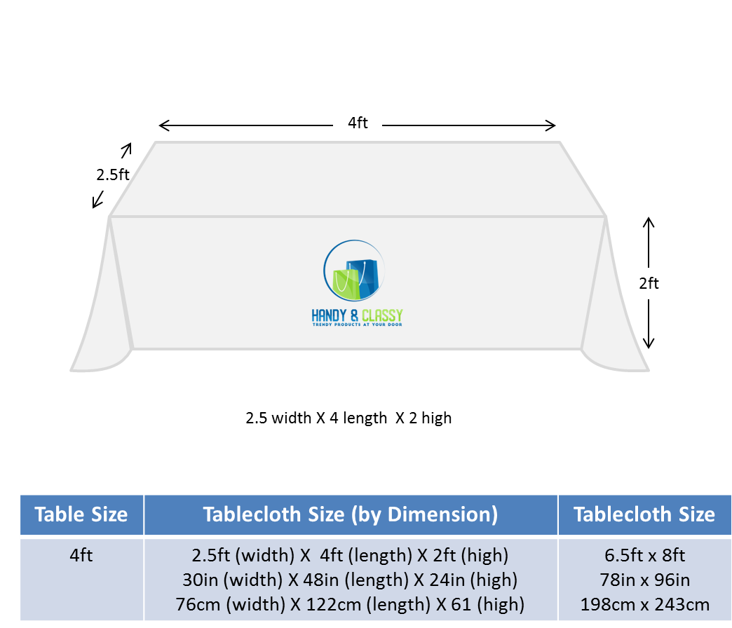 Customized Tablecloth (Rectangular)