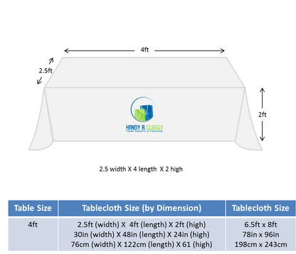 Customized Tablecloth (Rectangular)