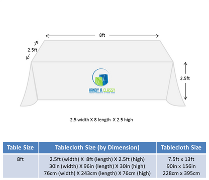 Customized Tablecloth (Rectangular)