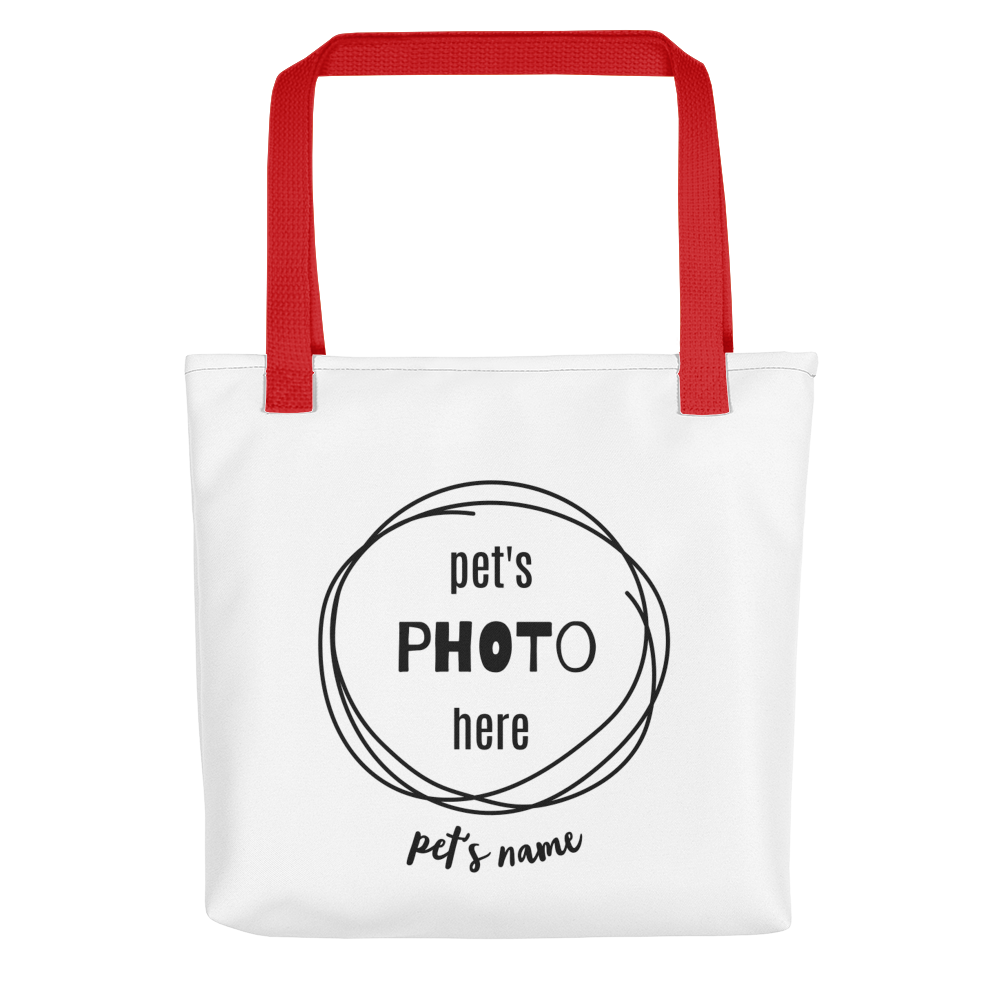 Custom Head Pet Tote bag