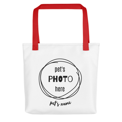 Custom Head Pet Tote bag