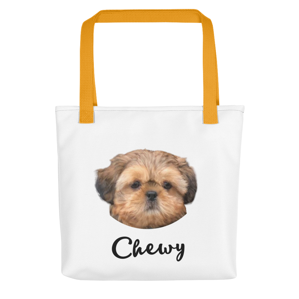 Custom Head Pet Tote bag