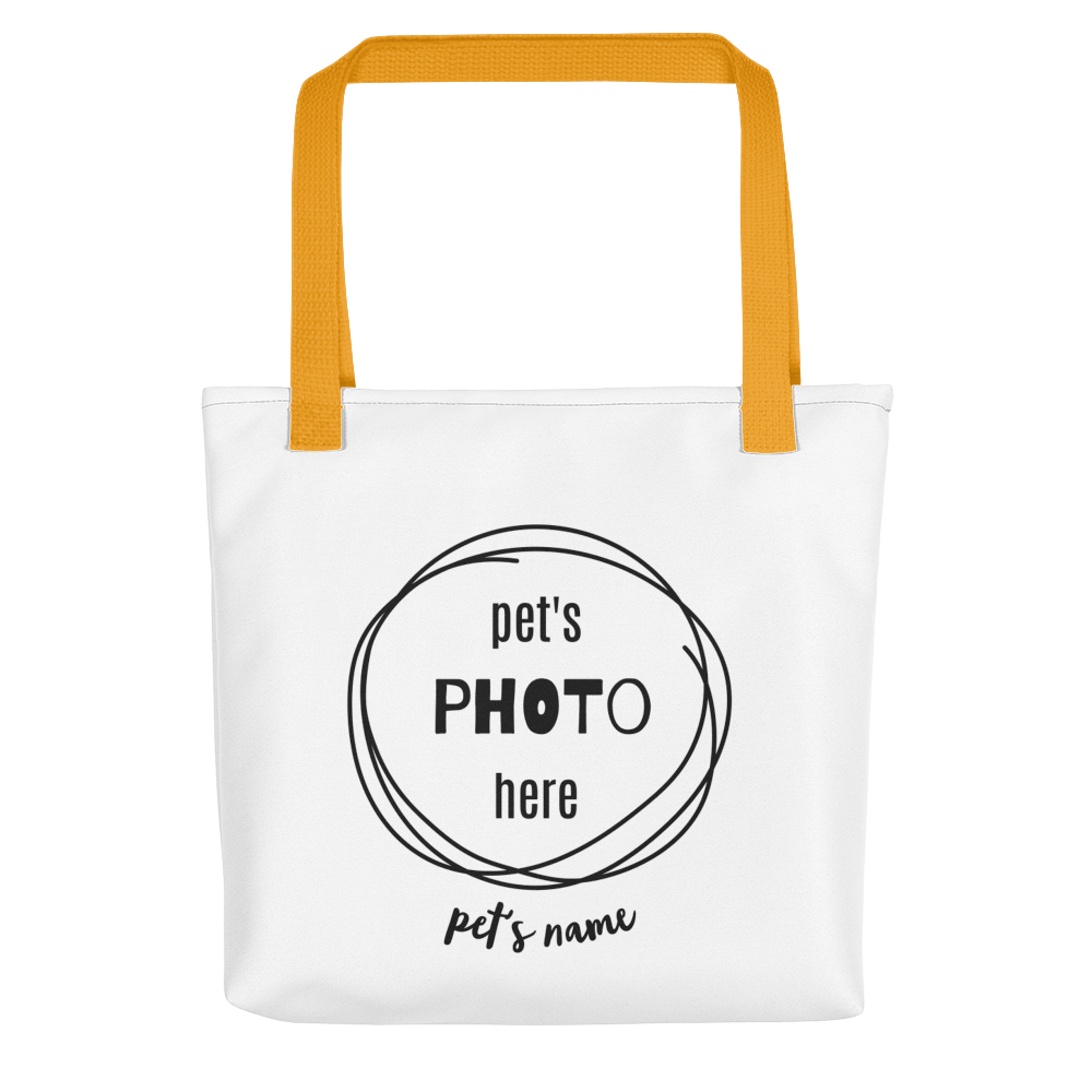 Custom Head Pet Tote bag