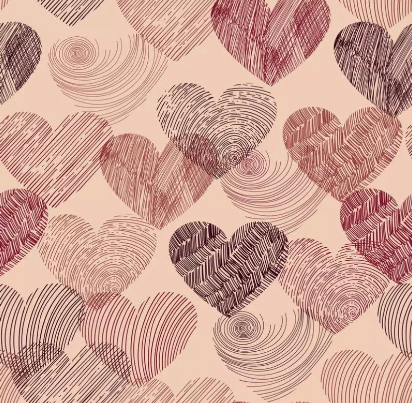 Hearts Backdrop (Material: Microfiber)