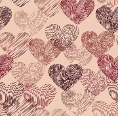 Hearts Backdrop (Material: Microfiber)