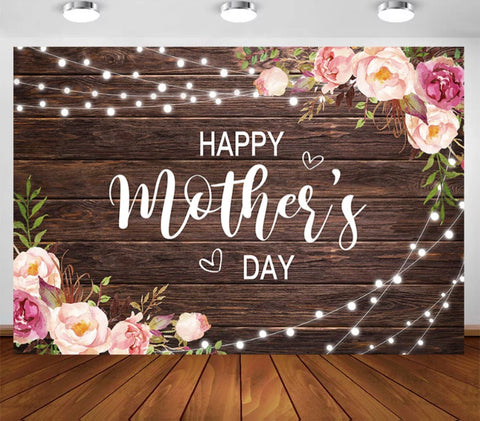 Let’s celebrate Mom Backdrop (Material: Vinyl)