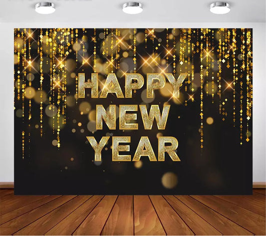 New Year Backdrop (Material: Vinyl)