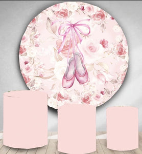 Ballerina Round Backdrop (Material: Polyester)