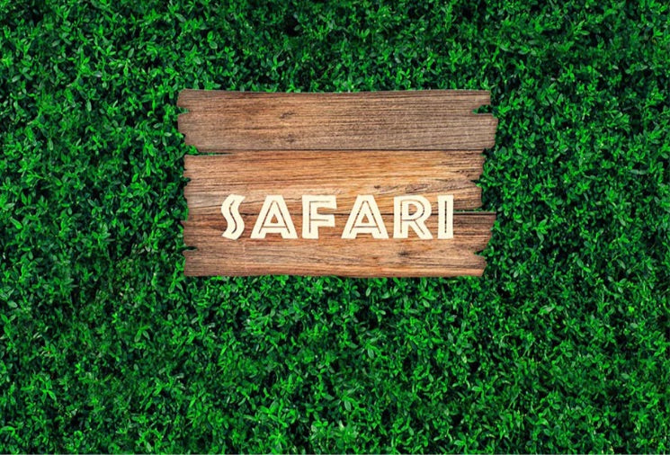 Grass Safari Backdrop (Material: Vinyl)
