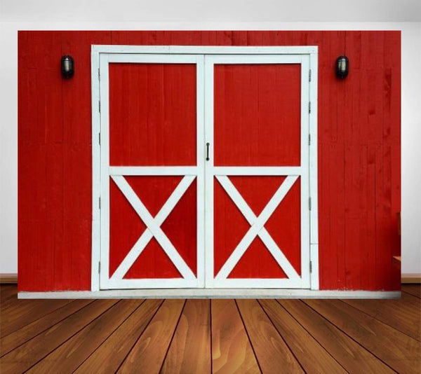 Red Door Backdrop