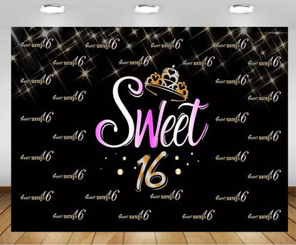 Custom Step & Repeat Backdrop (Material: Vinyl or Microfiber)