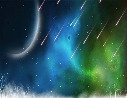 Beautiful Night Backdrop (Material: Microfiber)