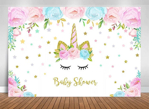 Unicorn Backdrop (Material: Vinyl)