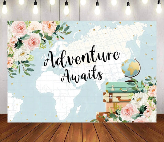 Adventure in Blue Backdrop (Material: Vinyl)