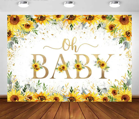 Sweet Flower Backdrop (Material: Vinyl)