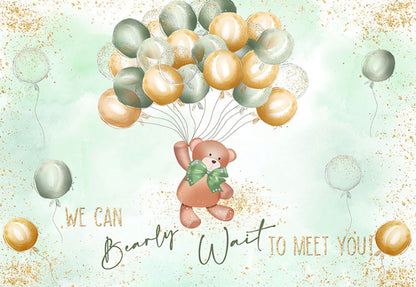 In Green Bearly Backdrop (Material: Vinyl)