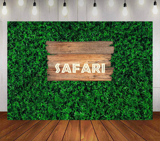 Grass Safari Backdrop (Material: Vinyl)