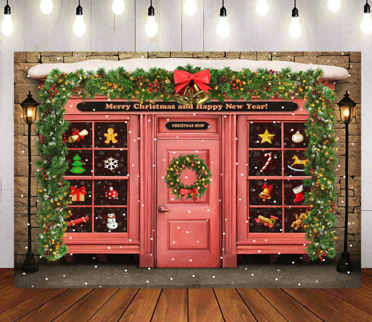 Best Holiday Wishes Backdrop (Material: Vinyl)