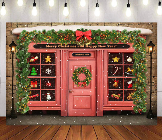 Best Holiday Wishes Backdrop (Material: Vinyl)