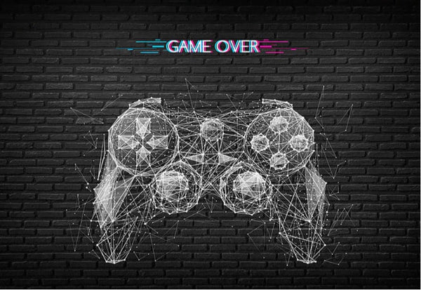 Video Game Night Backdrop (Material: Vinyl)