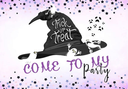 Halloween Witch Backdrop (Material: Vinyl)