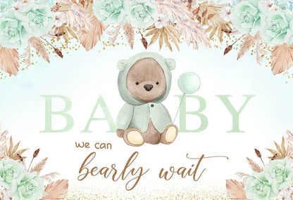 Green Bearly Backdrop (Material: Vinyl)