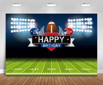 Football Backdrop (Material: Vinyl)