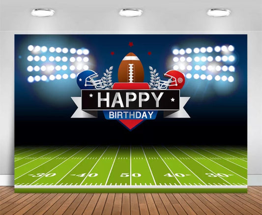 Football Backdrop (Material: Vinyl)