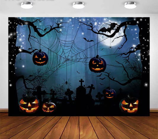 Halloween Dark Backdrop (Material: Vinyl)