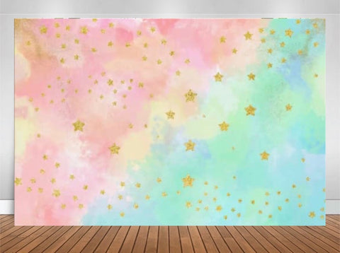 Twinkle in Pastel Backdrop (Material: Microfiber)