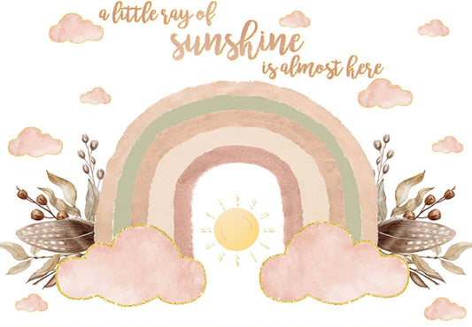 Sunshine Boho Backdrop (Material: Vinyl)