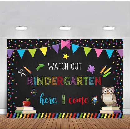 Back to School Backdrop (Material: Vinyl)