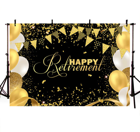Retirement Reunion Backdrop (Material: Vinyl)