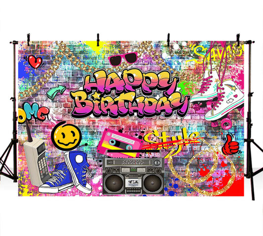 In the 90s Backdrop (Material: Vinyl)