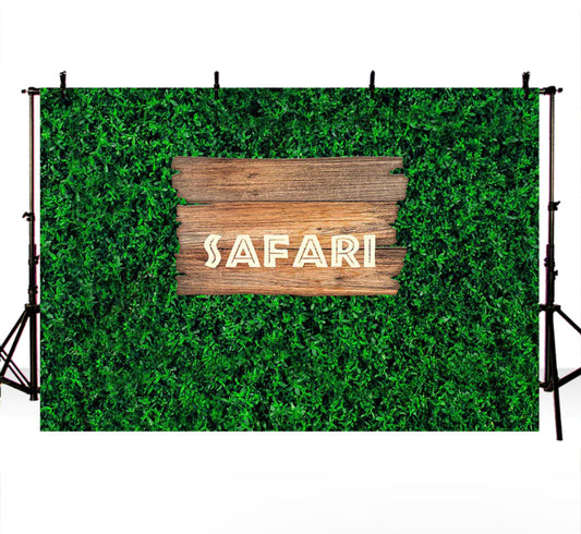 Grass Safari Backdrop (Material: Vinyl)