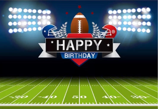 Football Backdrop (Material: Vinyl)