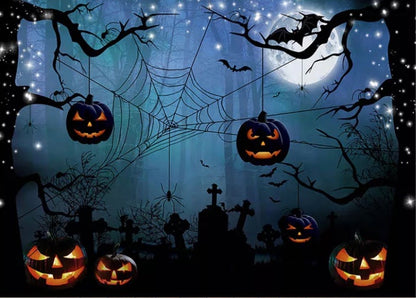 Halloween Dark Backdrop (Material: Vinyl)