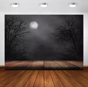 Halloween Moon Backdrop (Material: Vinyl)