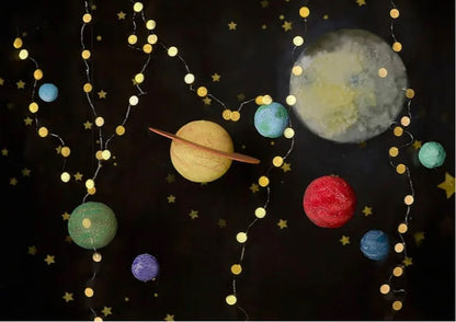 Solar Lights Backdrop (Material: Vinyl)