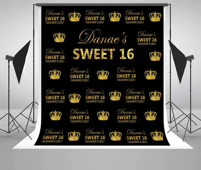Custom Step & Repeat Backdrop (Material: Vinyl or Microfiber)