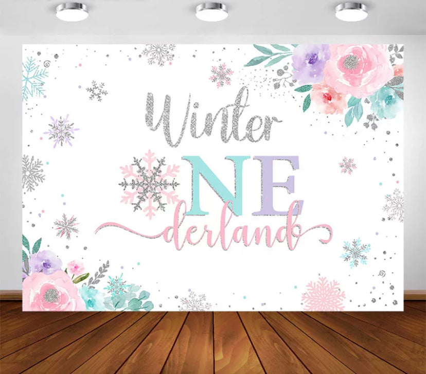 Frozen Backdrop (Material: Vinyl)