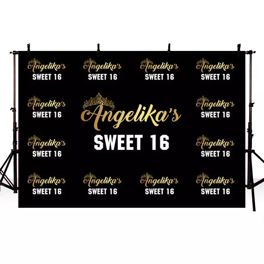 Custom Step & Repeat Backdrop (Material: Vinyl or Microfiber)