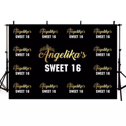 Custom Step & Repeat Backdrop (Material: Vinyl or Microfiber)