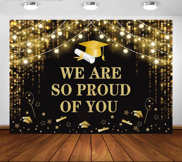Proud of you Backdrop (Material: Vinyl)