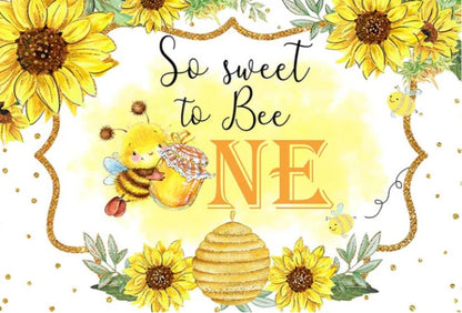 ONE B-Flower Backdrop (Material: Vinyl)