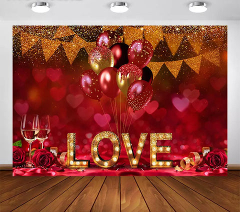 Love is in the air Backdrop (Material: Vinyl)